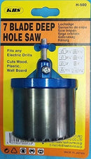日本7層木令梳 7 BLADE DEEP HOLE SAW KHS H-500